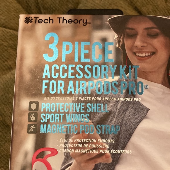 New in box Tech Theory 3-piece accessory kit for Apple AirPods Pro. 💗Pink💗 - Picture 2 of 7